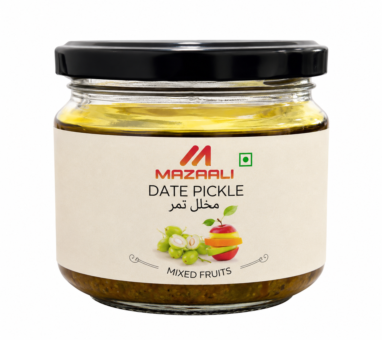 Mazaali Mixed Fruits Date Pickle – 250g